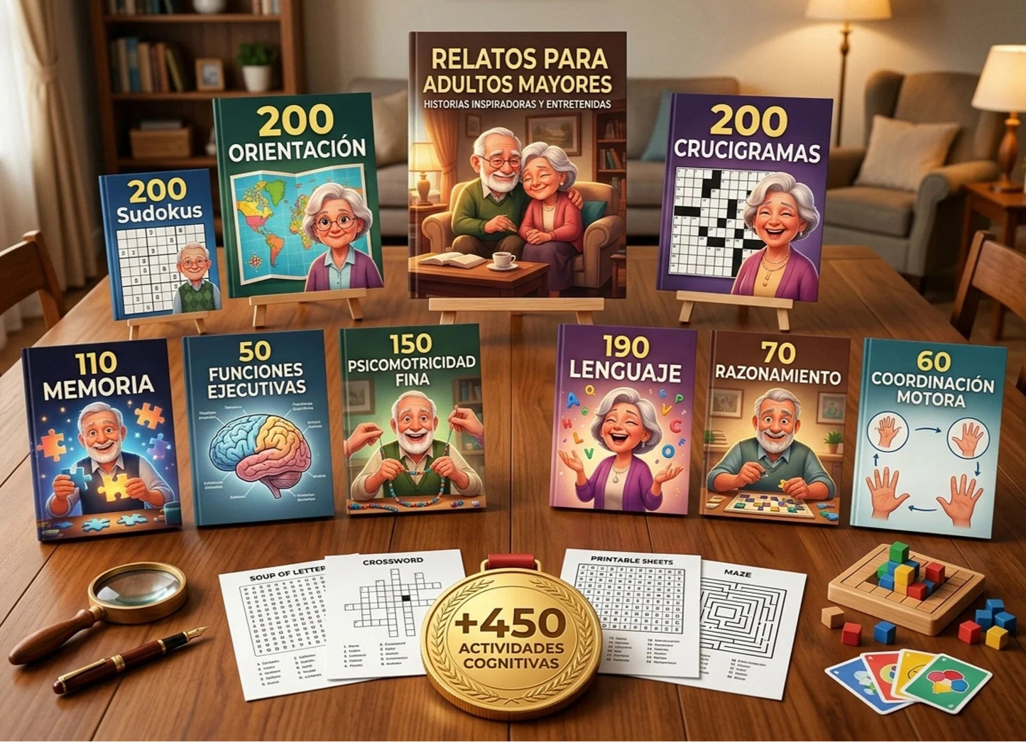 MegaKit GIMNASIA COGNITIVA PARA ADULTOS MAYORES ❤️