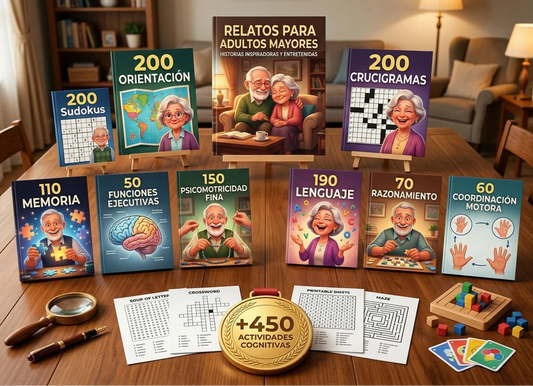 MegaKit GIMNASIA COGNITIVA PARA ADULTOS MAYORES ❤️